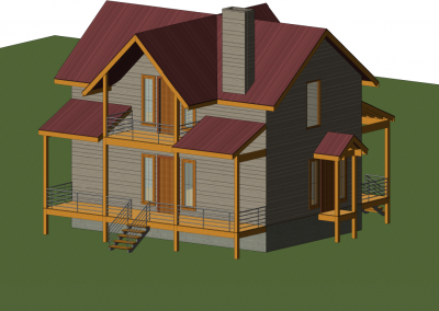 Small Barn House, Haywood County, NC