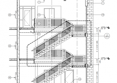 VA's Parking Garage Stair, Oregon